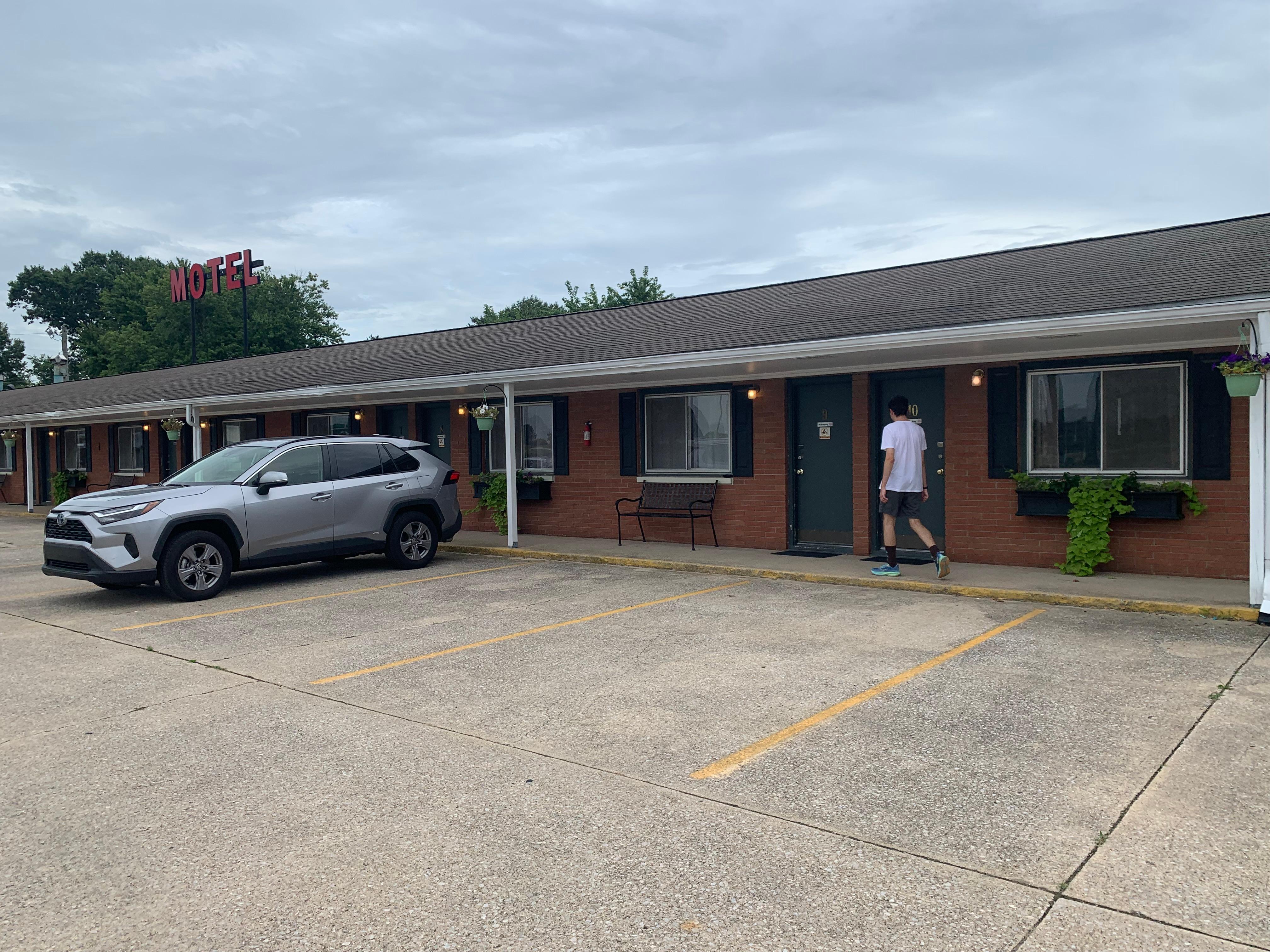 Old school—a dying bread of motel but the inside is very nicely updated.