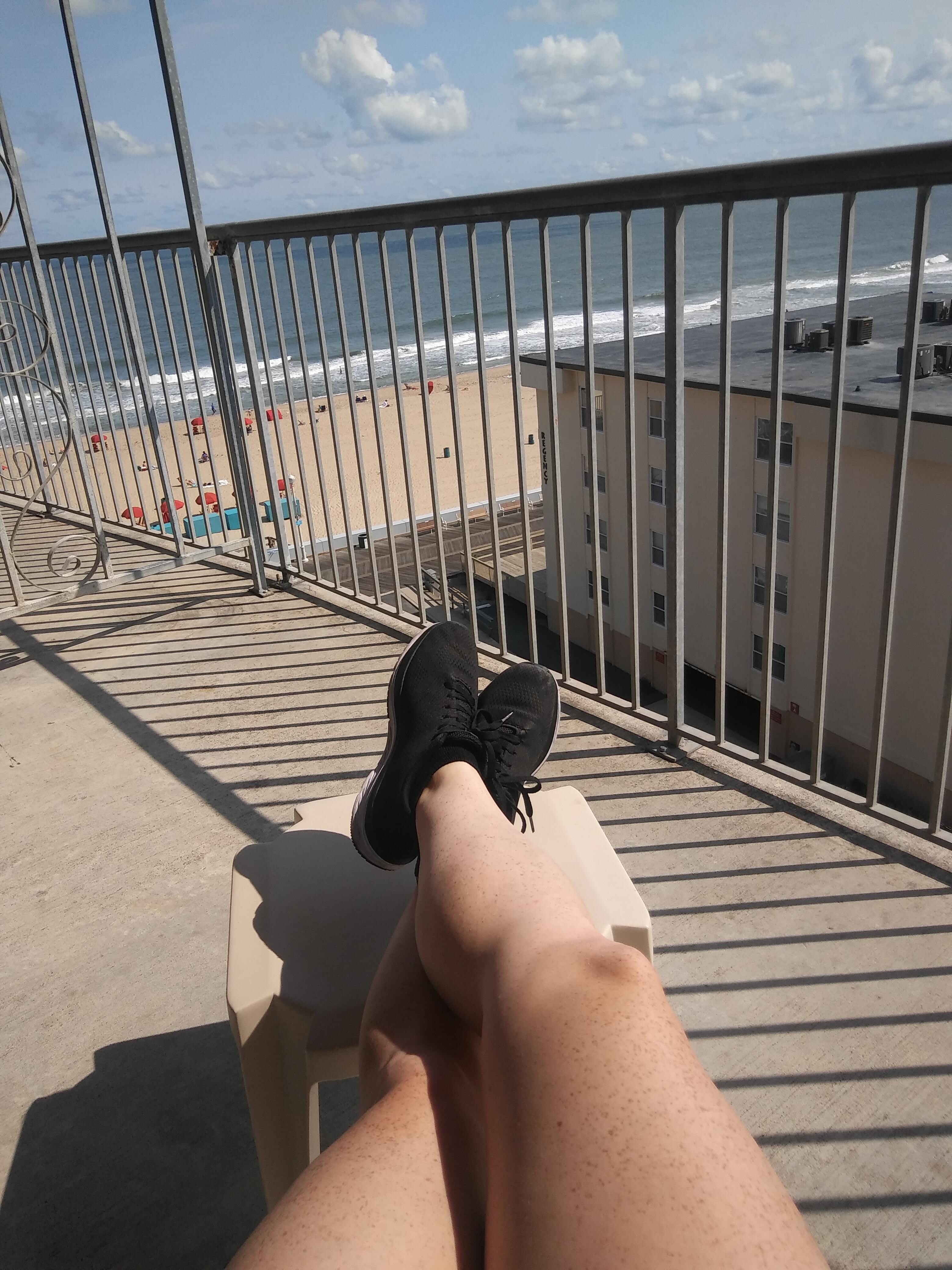 Who wouldn't relax with such a great view?