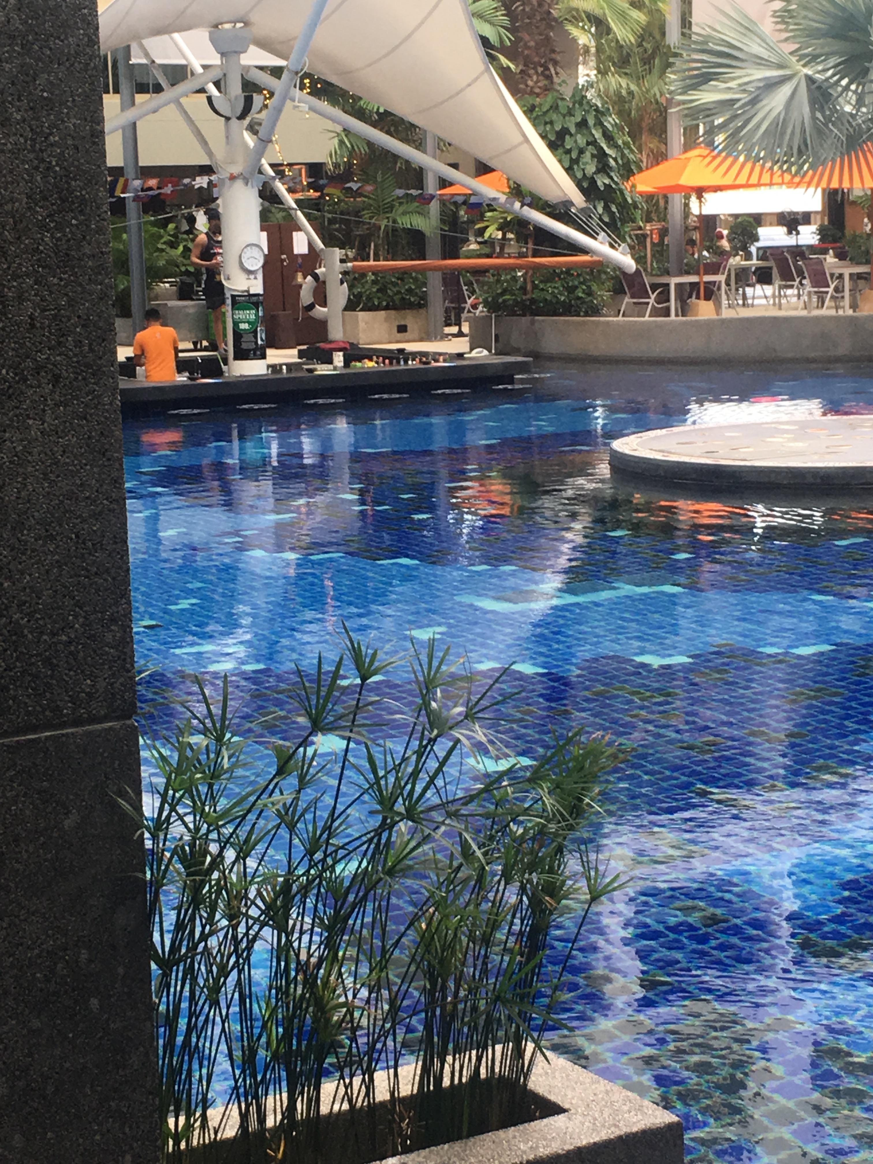 Pool by breakfast