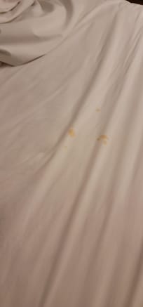 Stains on sheets