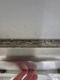 Staubschicht bei der Spühlung