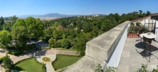 La vue de la chambre sur Florence