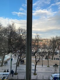 Utsikt från rummet.
