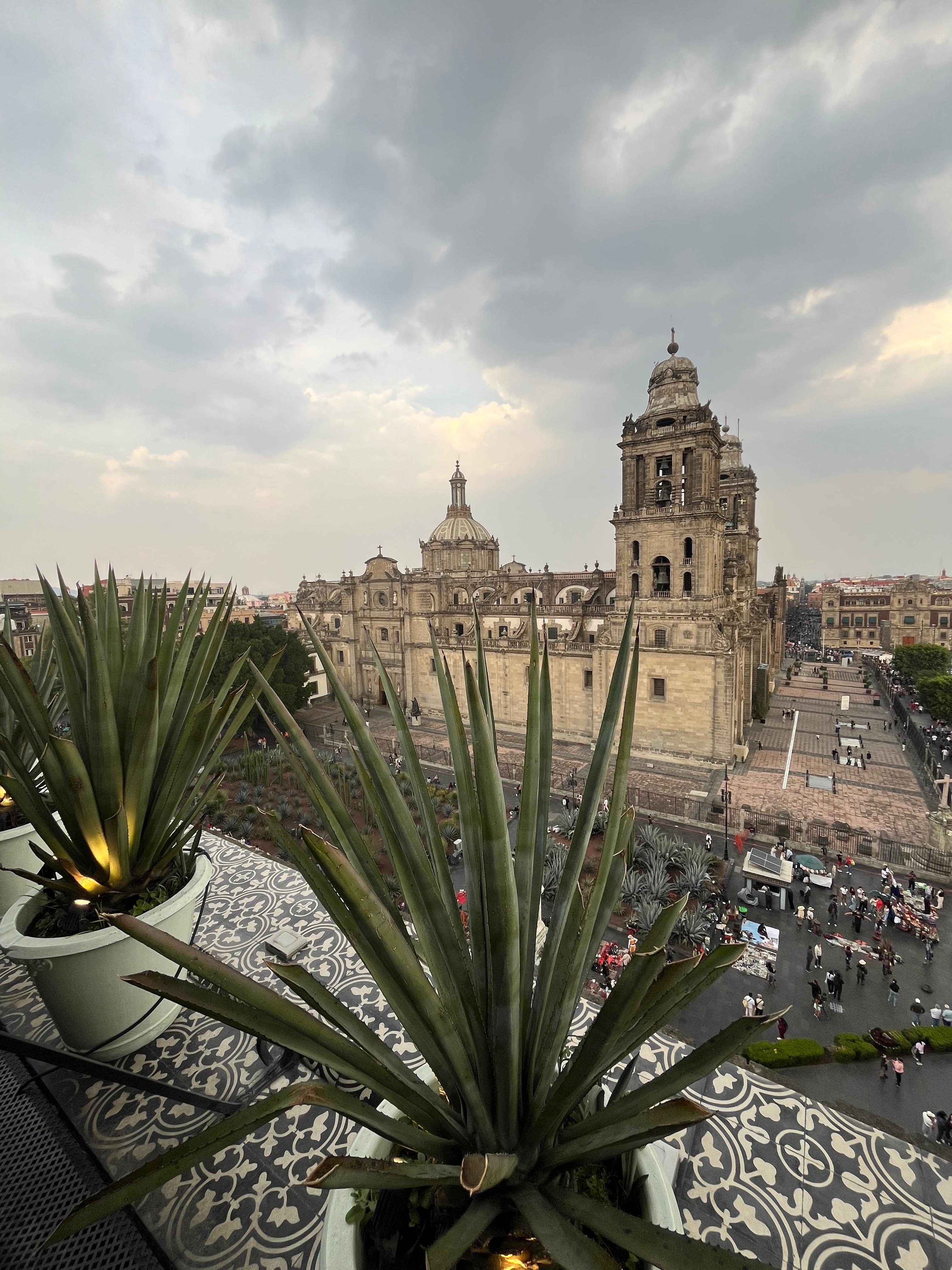 Hermosa vista desde el restaurante