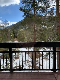 View from our window and deck!