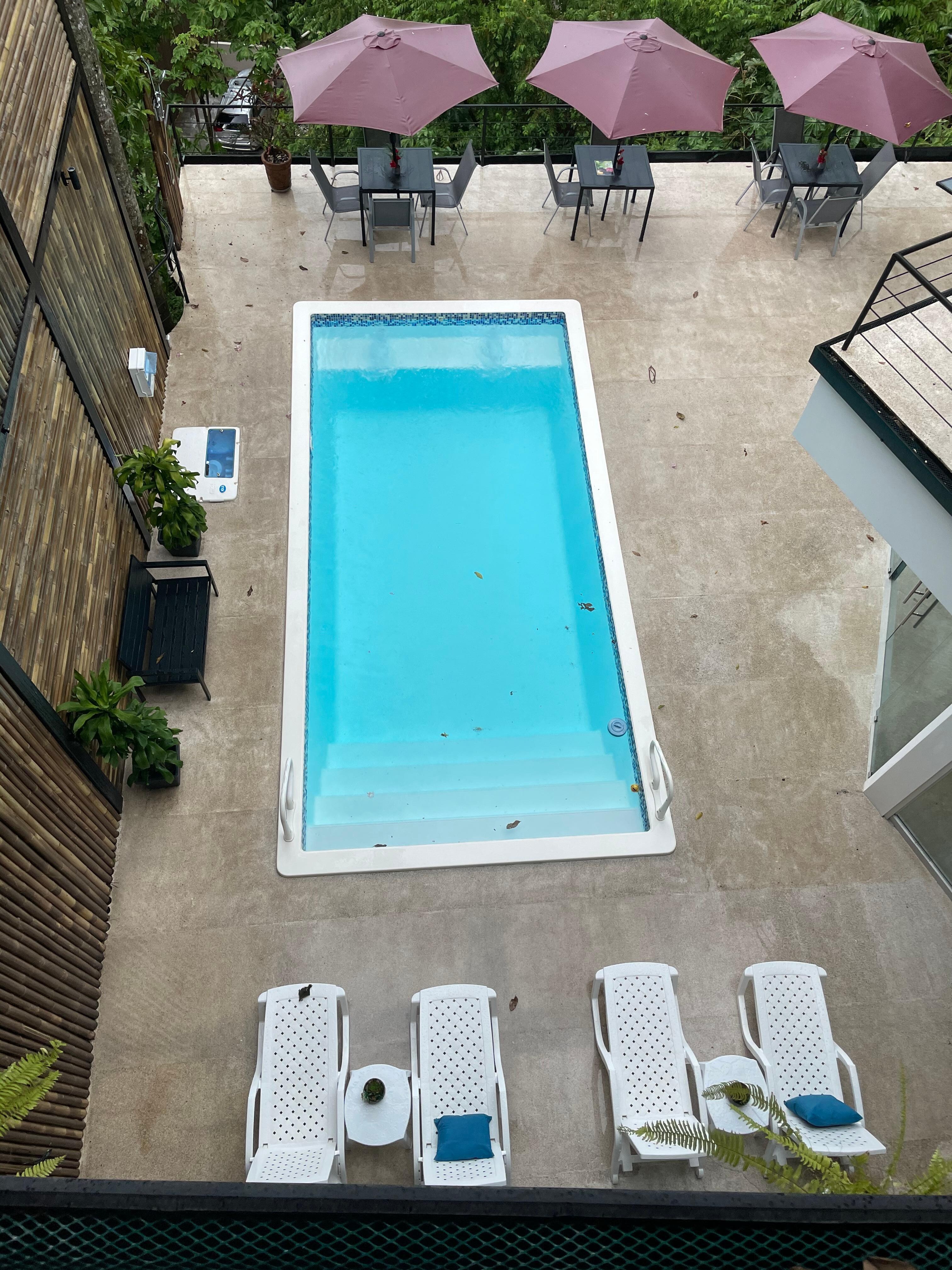 Pool from above