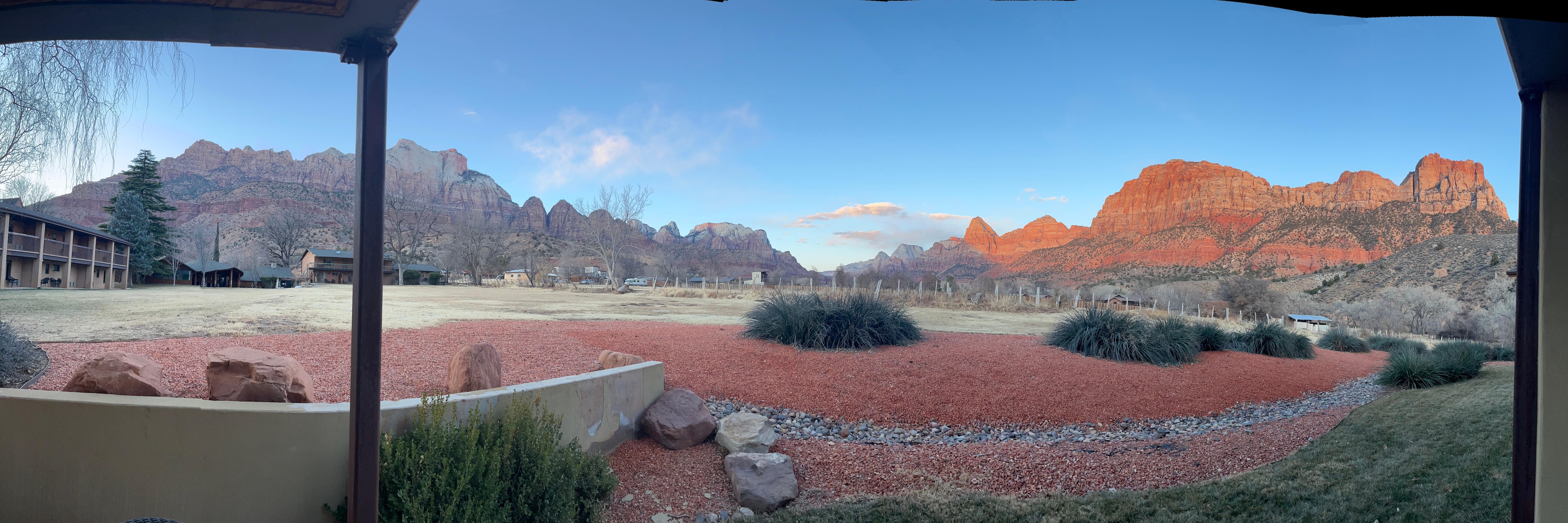 View from the back porch 