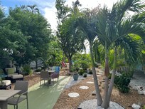 Gartenanlage/Frühstücksbereich