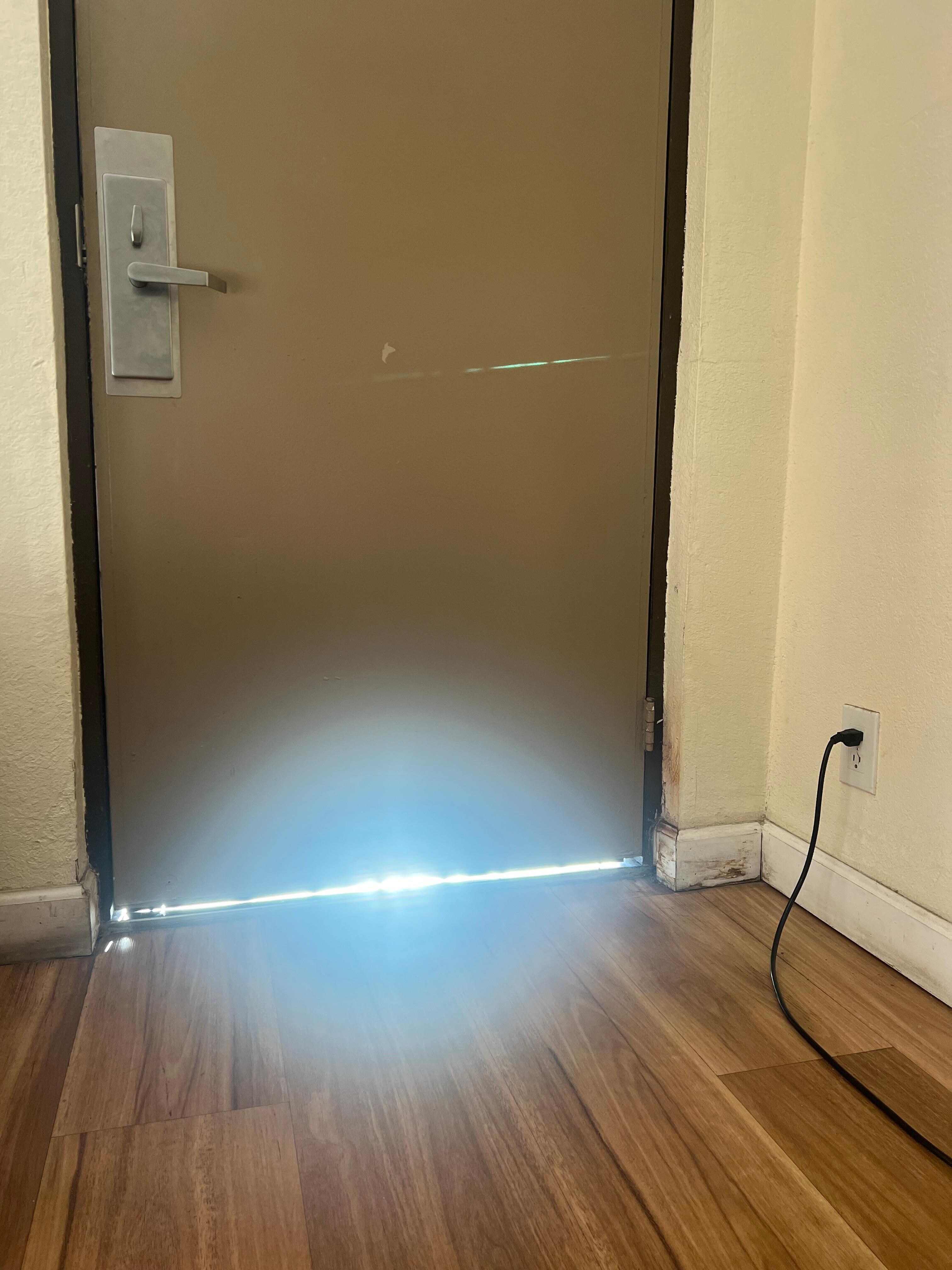 Gap under door