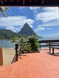 View from bar below hotel