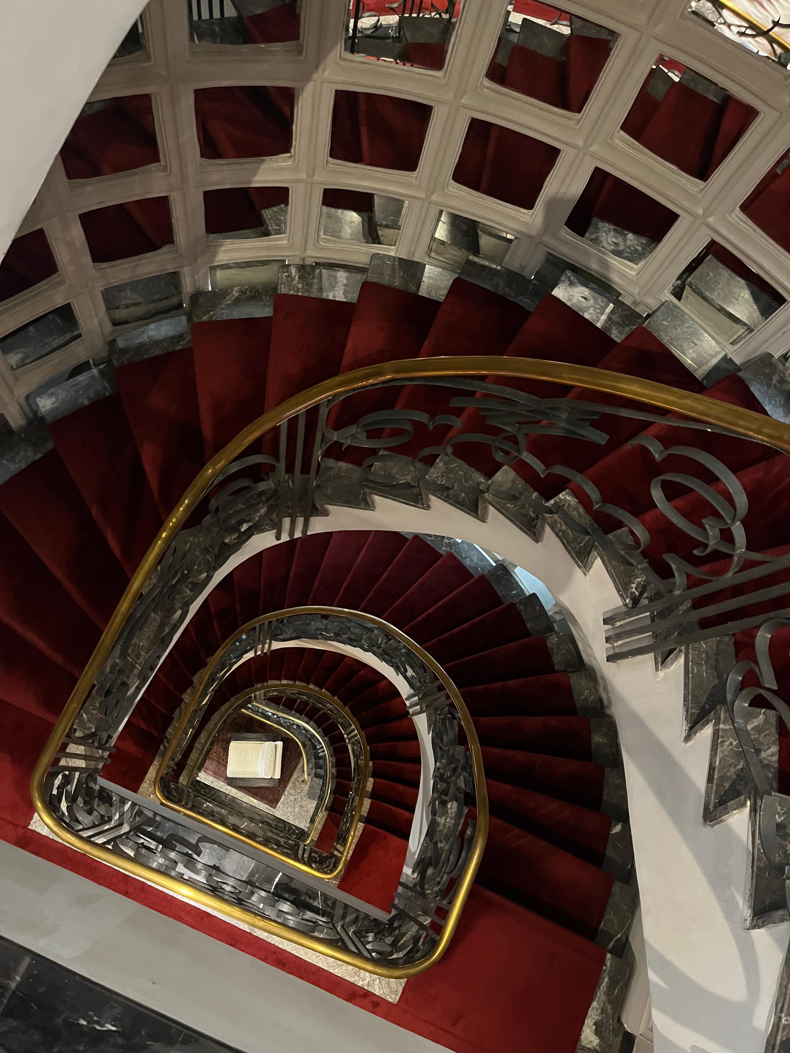 Stairs in the hotel 