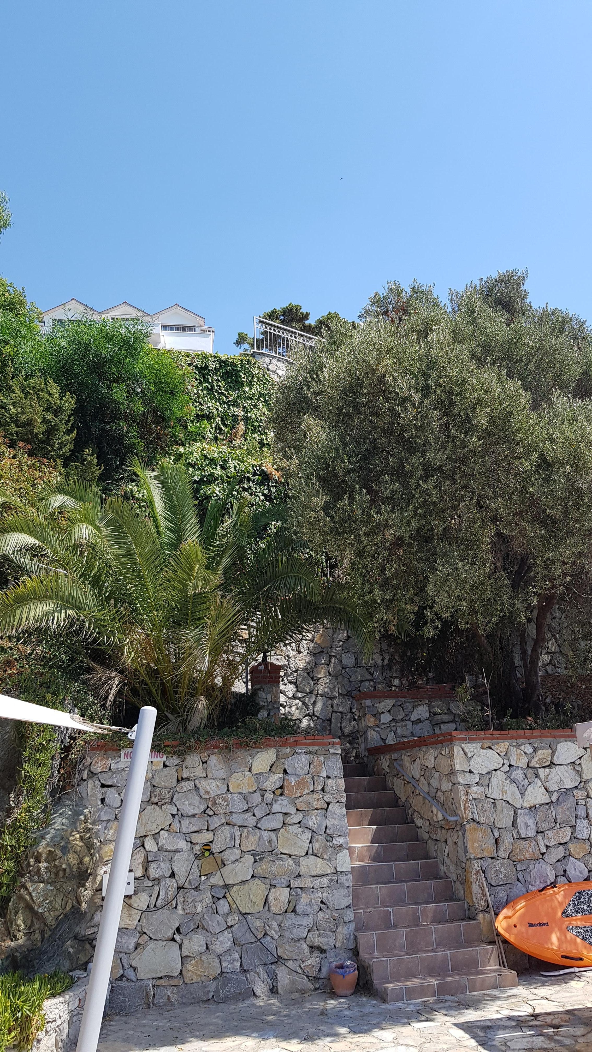 Otelin sahilden gorunumu