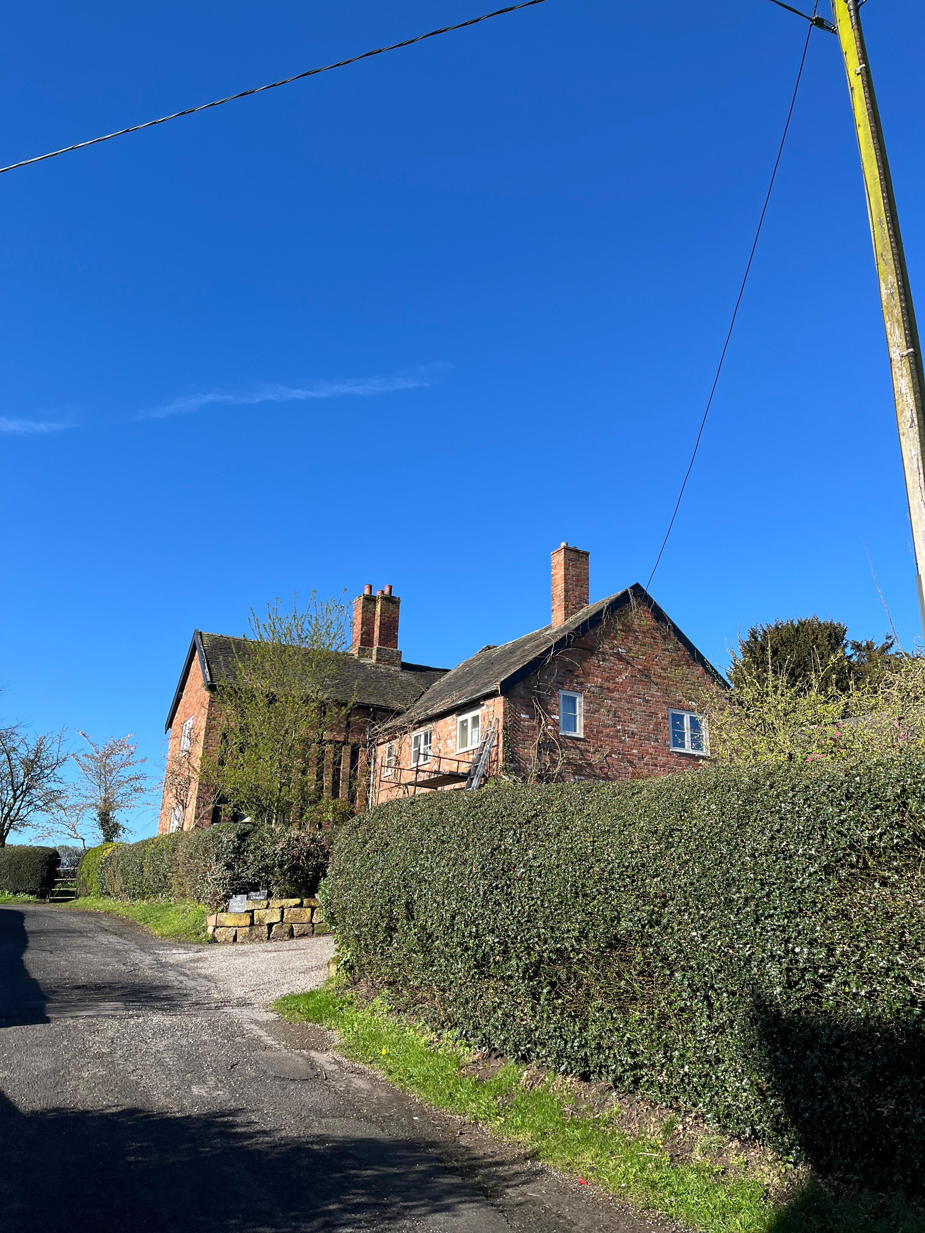 The approach to the Old Dower House