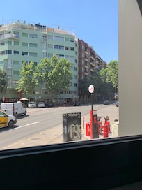 Utsikten från badrummet.