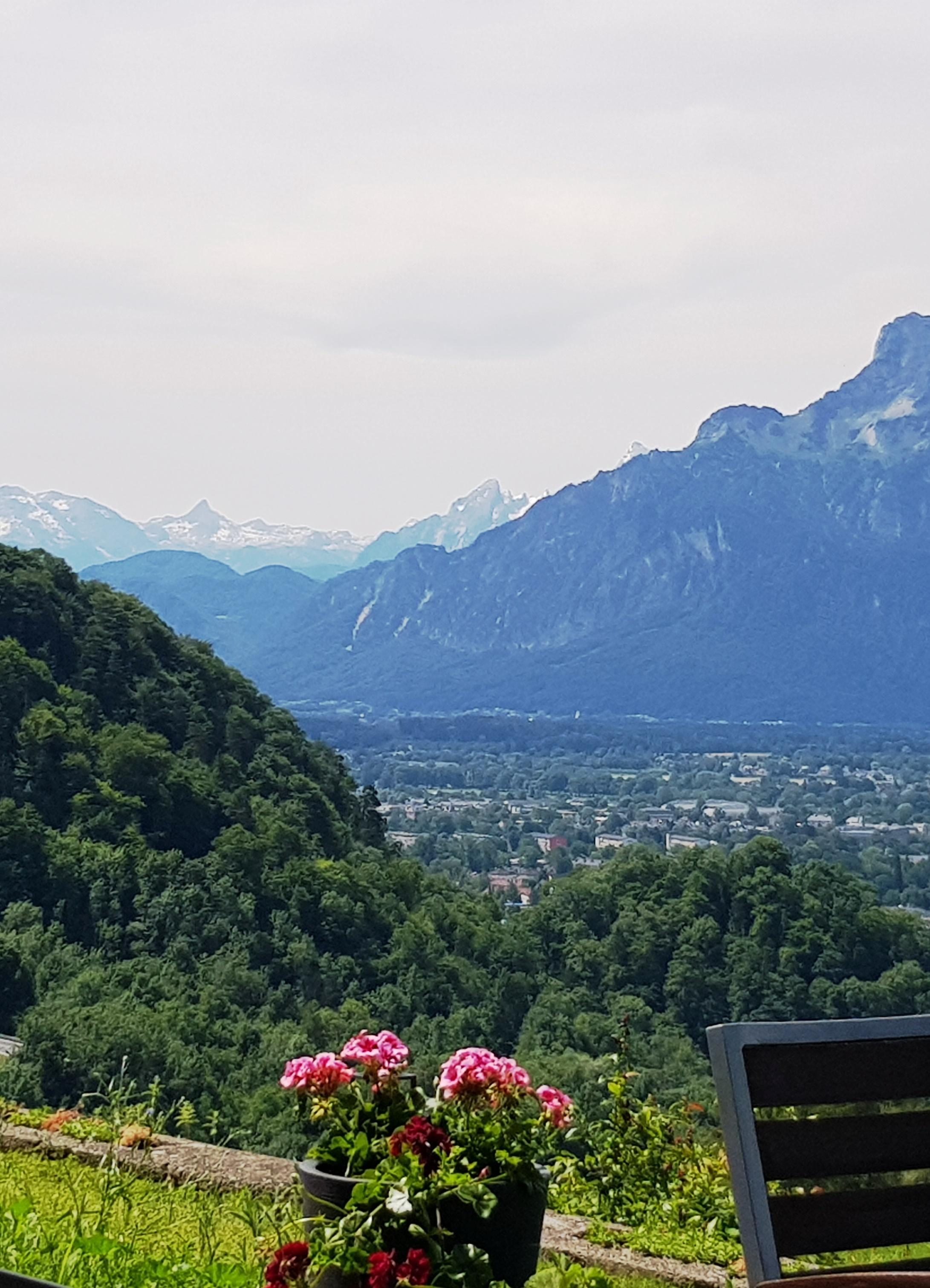 Tolle Gebirge am Horizont