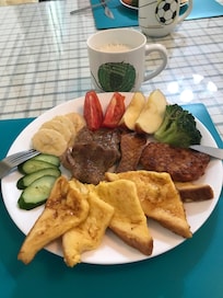 早餐豐富好吃!