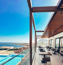 View from the breakfast terrace