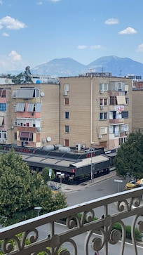 Utsikt fra balkongen