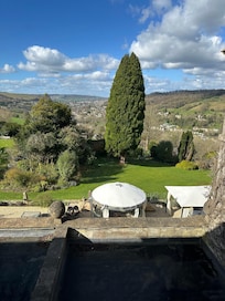 The stunning view from the terrace