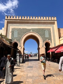 La porte bleue vu de l’intérieur