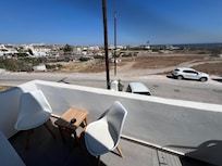 Great view from balcony, with furniture to relax.