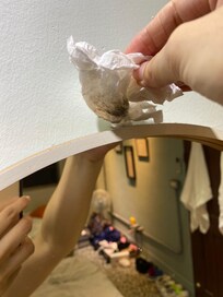 鏡子上灰塵