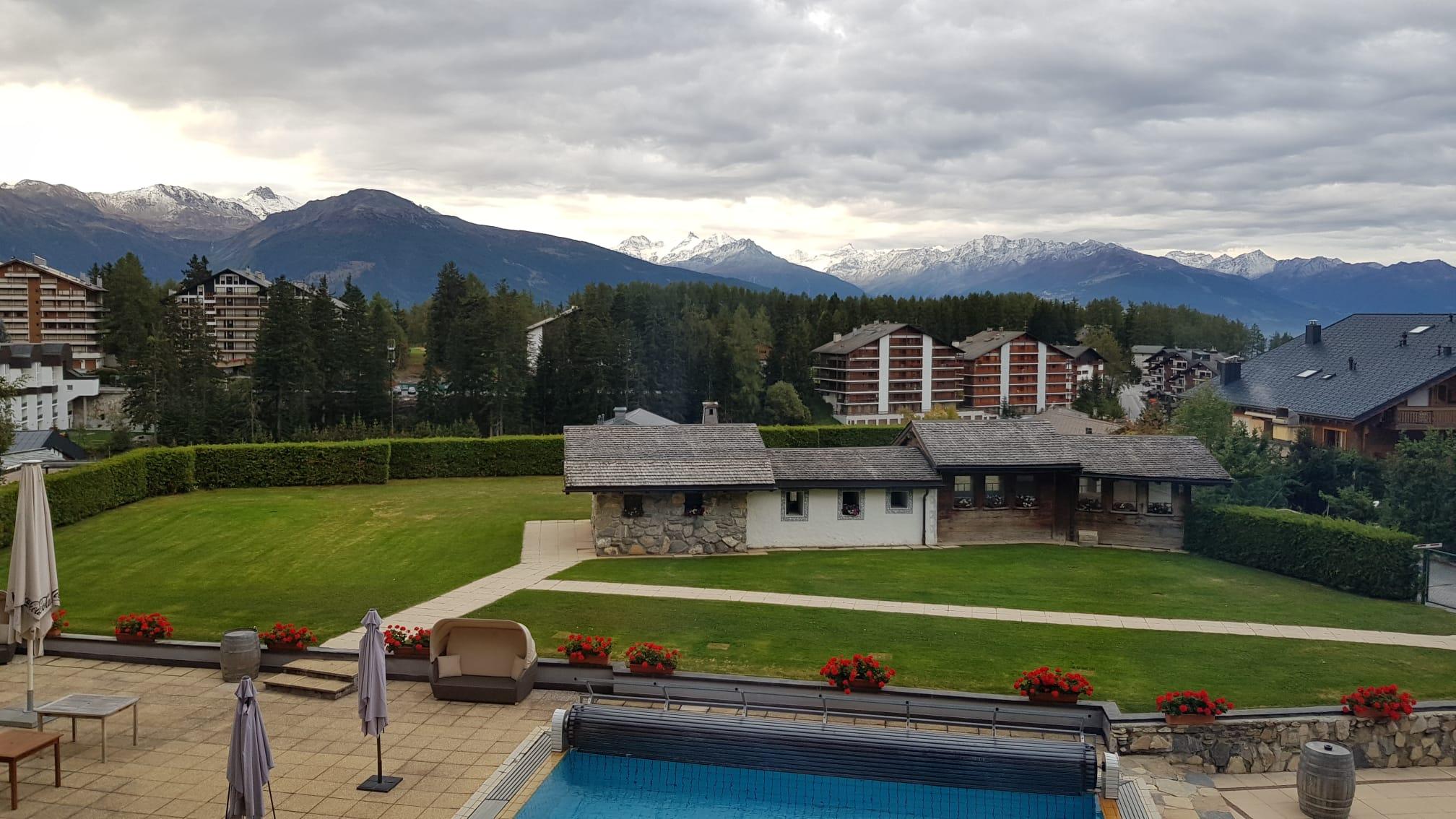 Breathtaking view from breakfast room