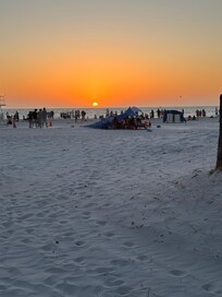 Sunset over the Gulf