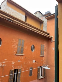 View from room. Not as beautiful as some but I enjoyed the authenticity.