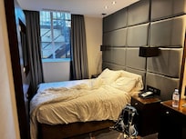 The actual room is extremely small