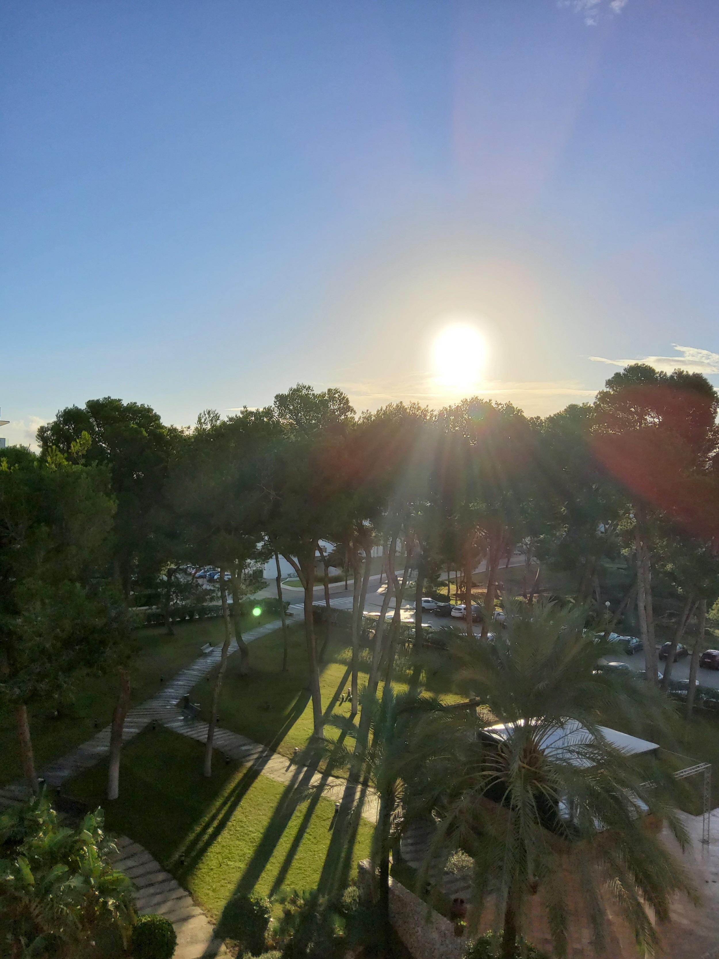 Blick von der Terrasse Richtung Meer