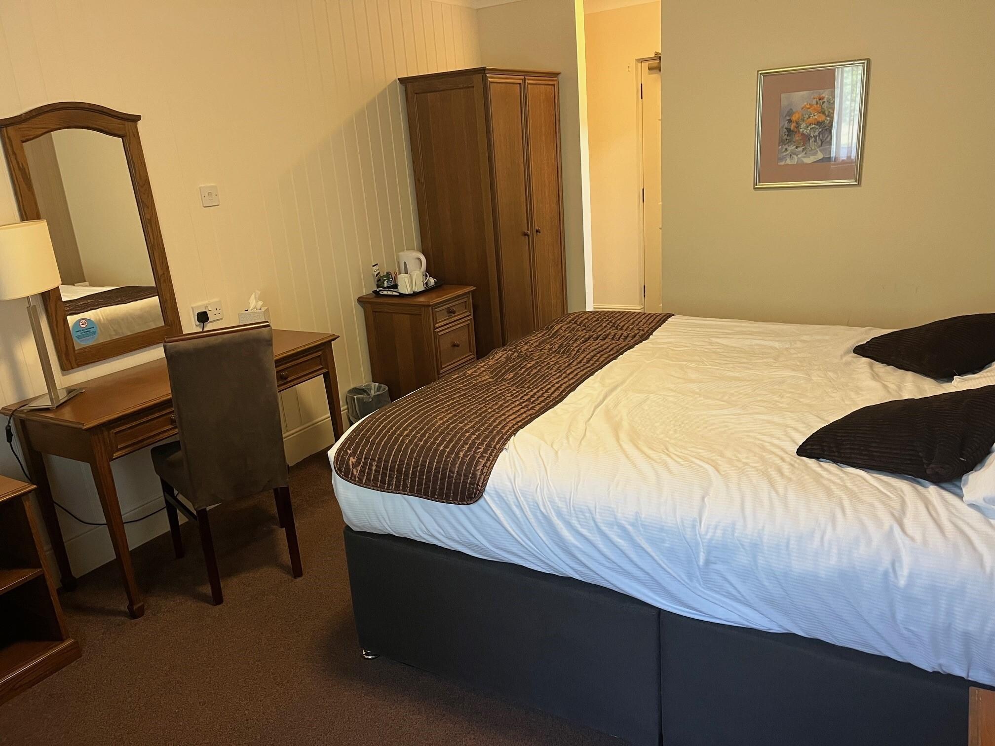 Dated room but all ok.