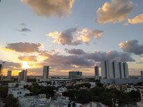 Vista da varanda pela manhã