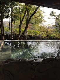 1番人気で展望も湯加減も良好