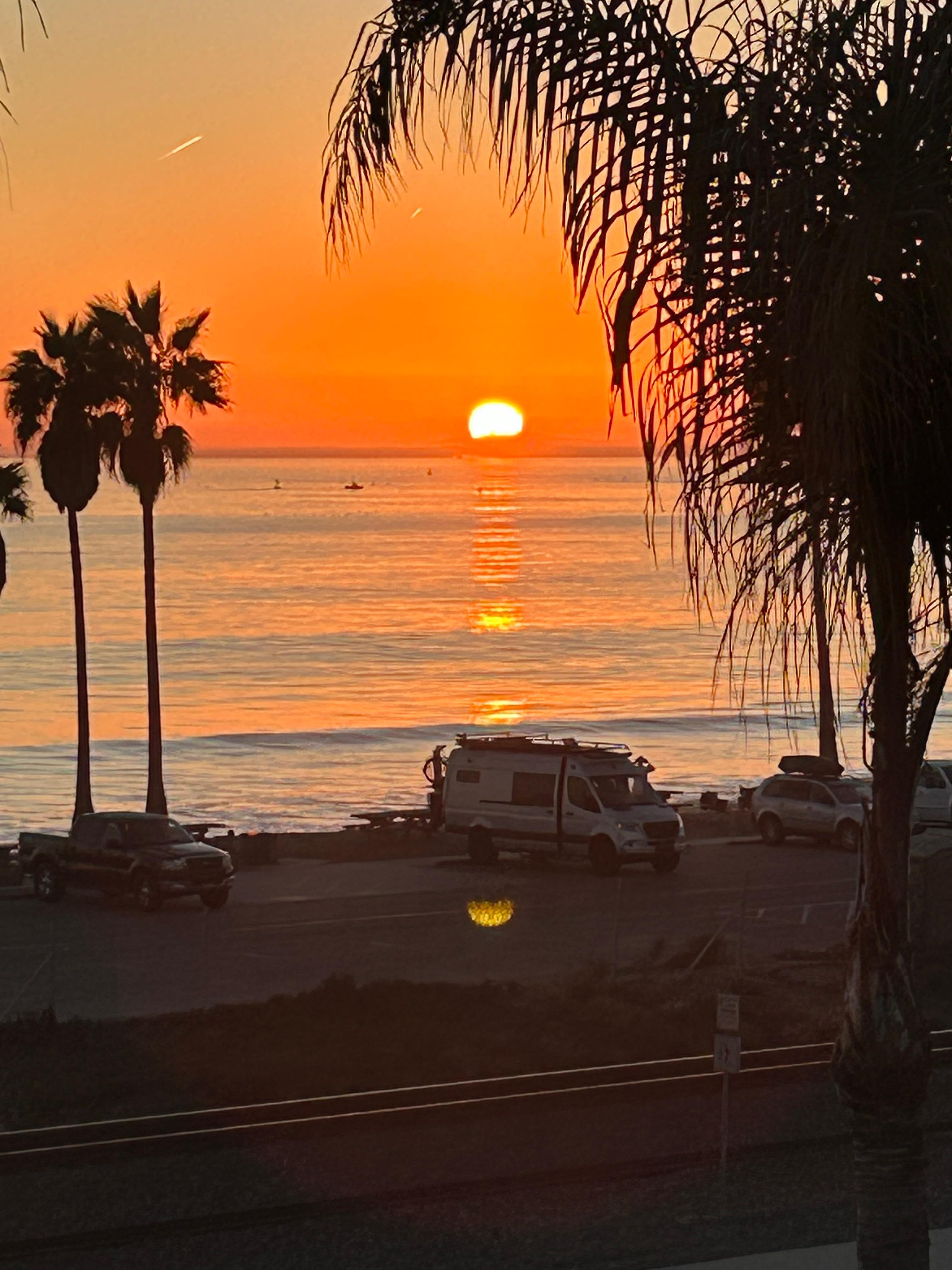 Our sunset view from the patio 