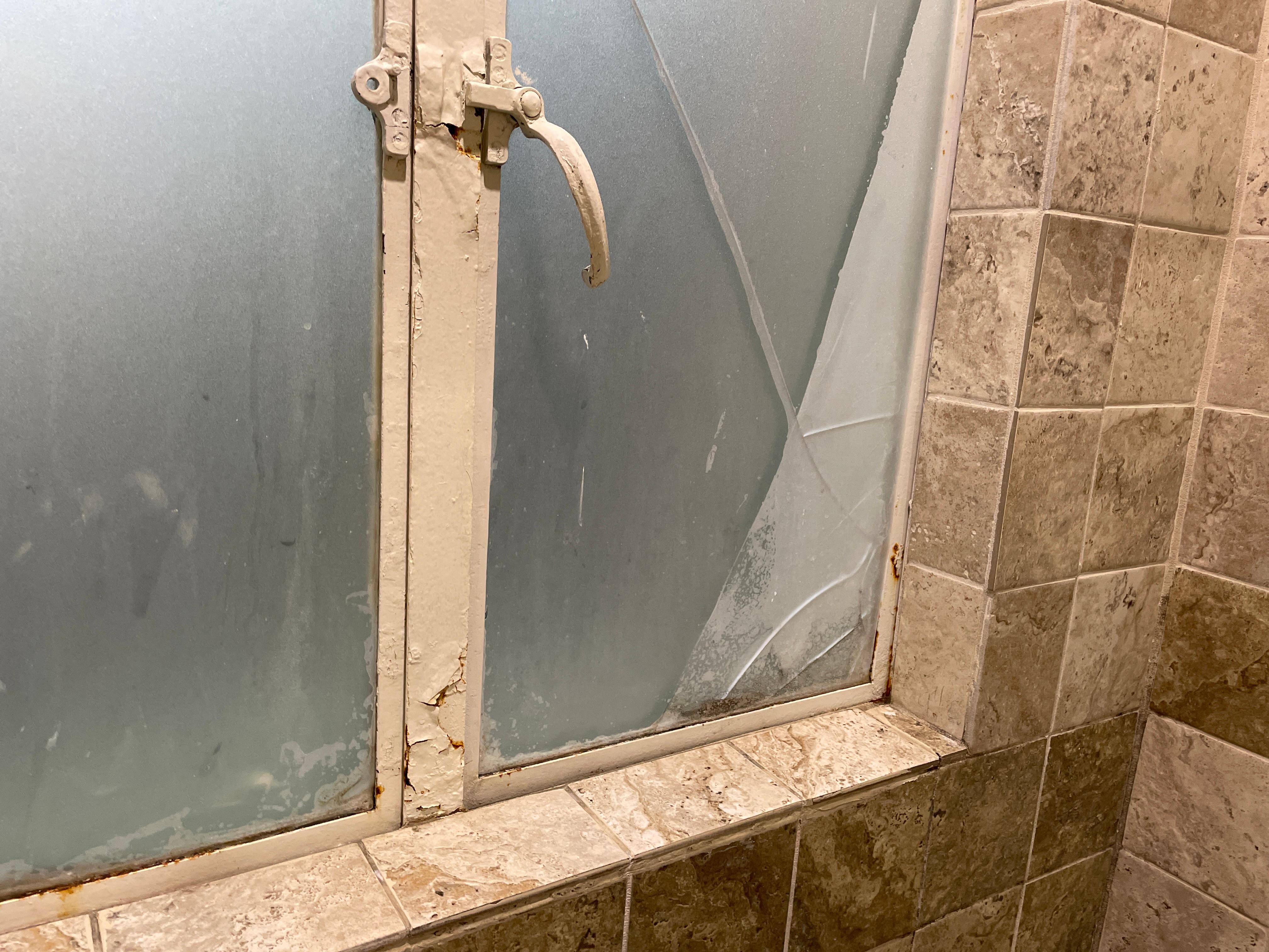 Window in the “Junior Suite “ bathroom 