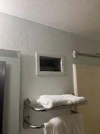 No bathroom vent.