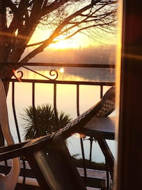 Vue depuis le balcon le matin