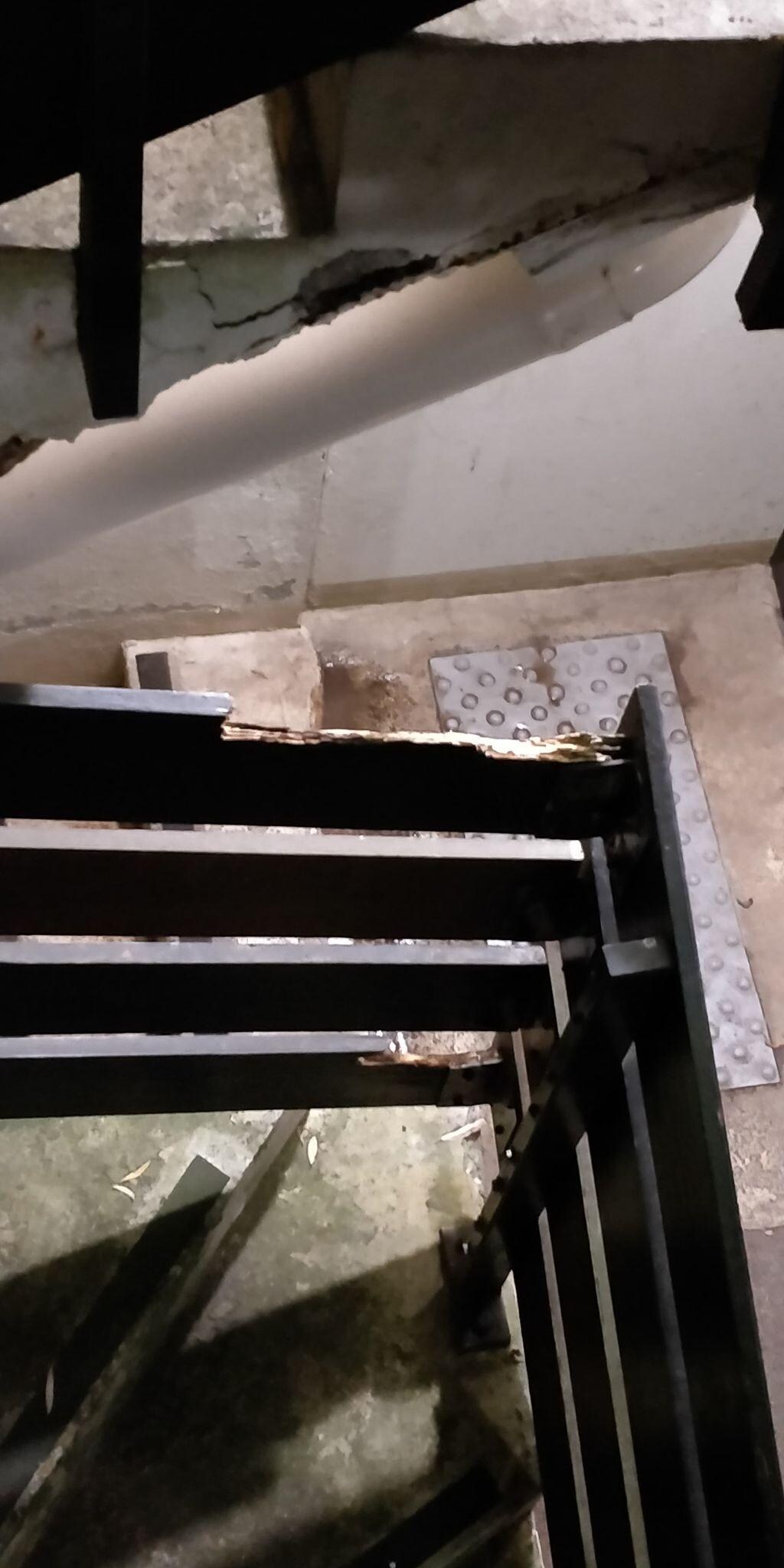 Hôtel vieux et en piteux état