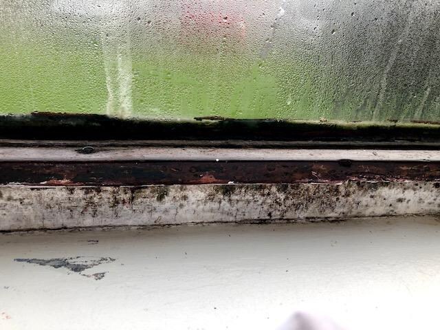 More of a closeup, next to the bed.