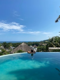 infinity pool with ocean views for the win