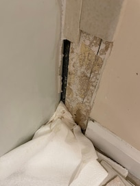 Tiles falling out of wall