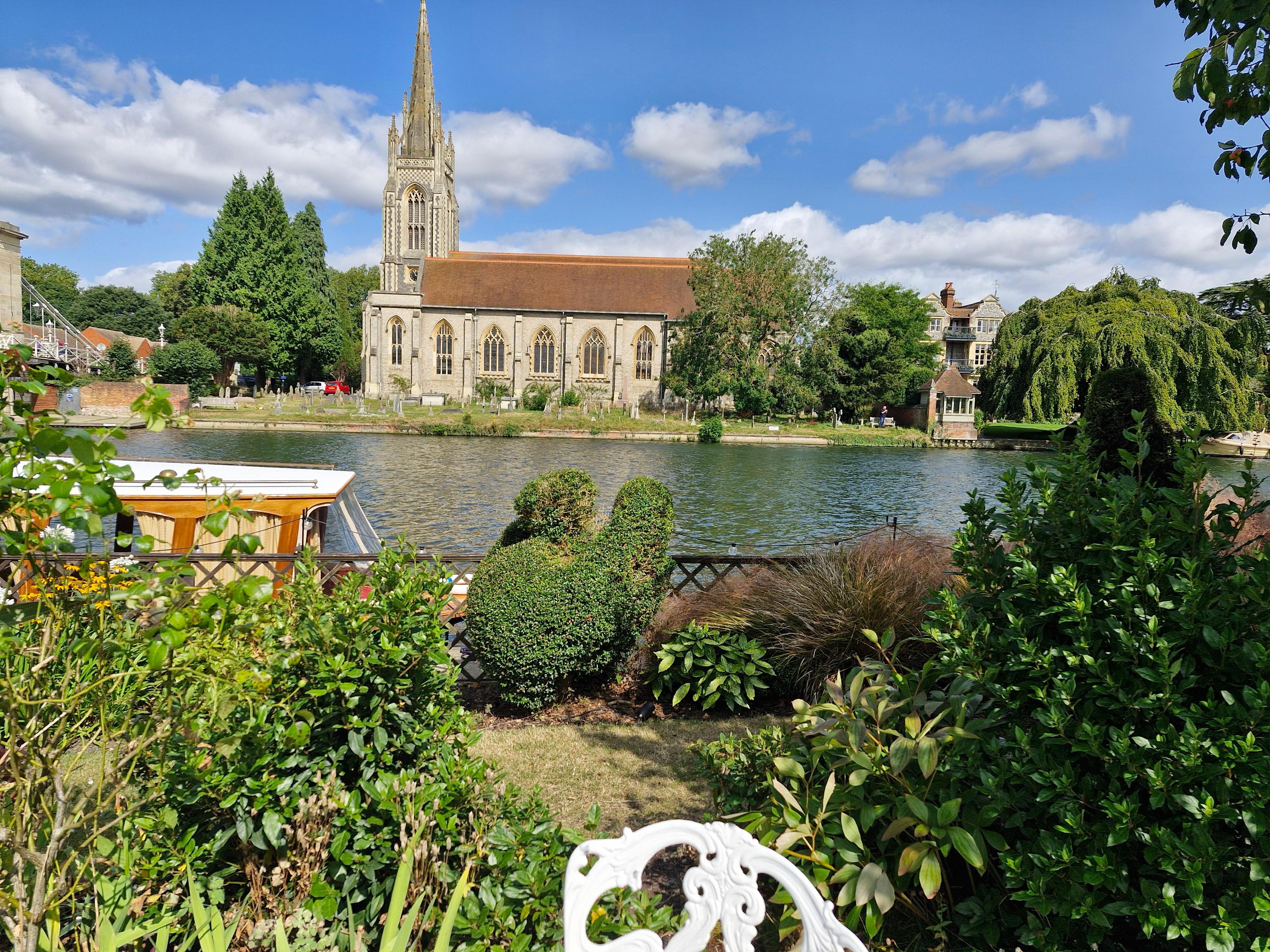 View from hotel garden 