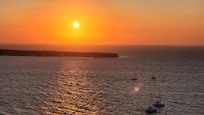 Sunset view from the room terrace