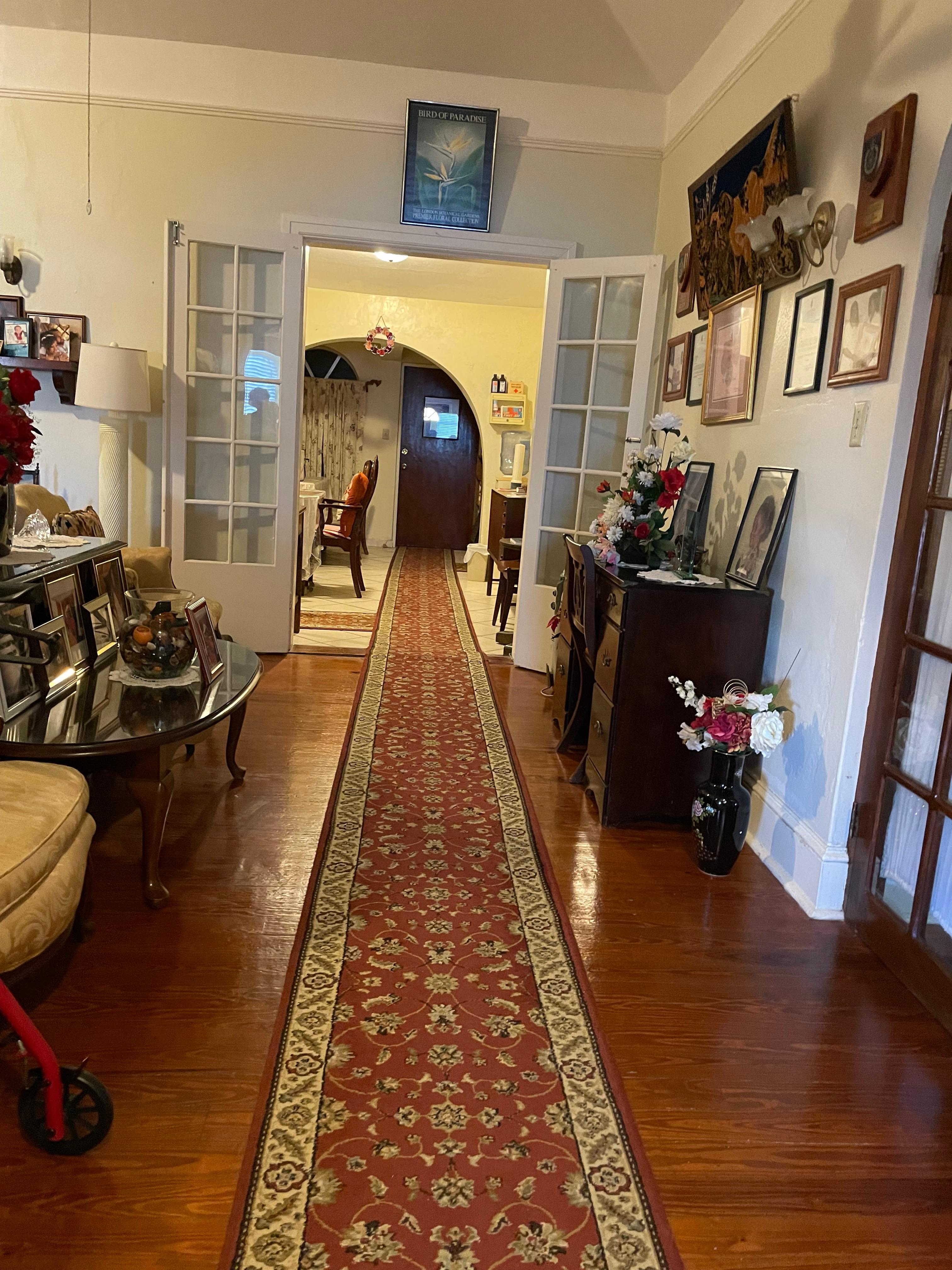 Inside the main house.