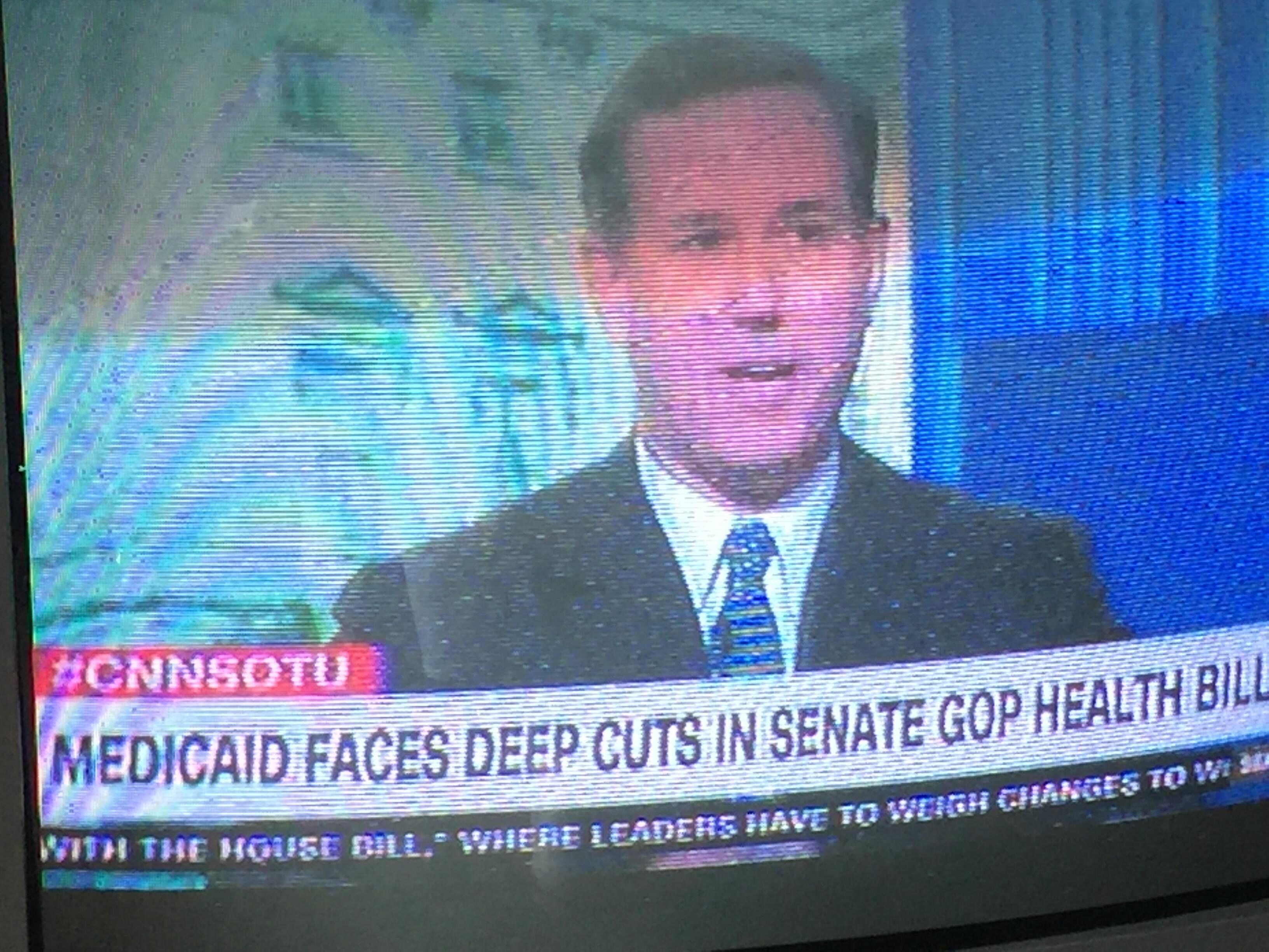Poor tv quality.