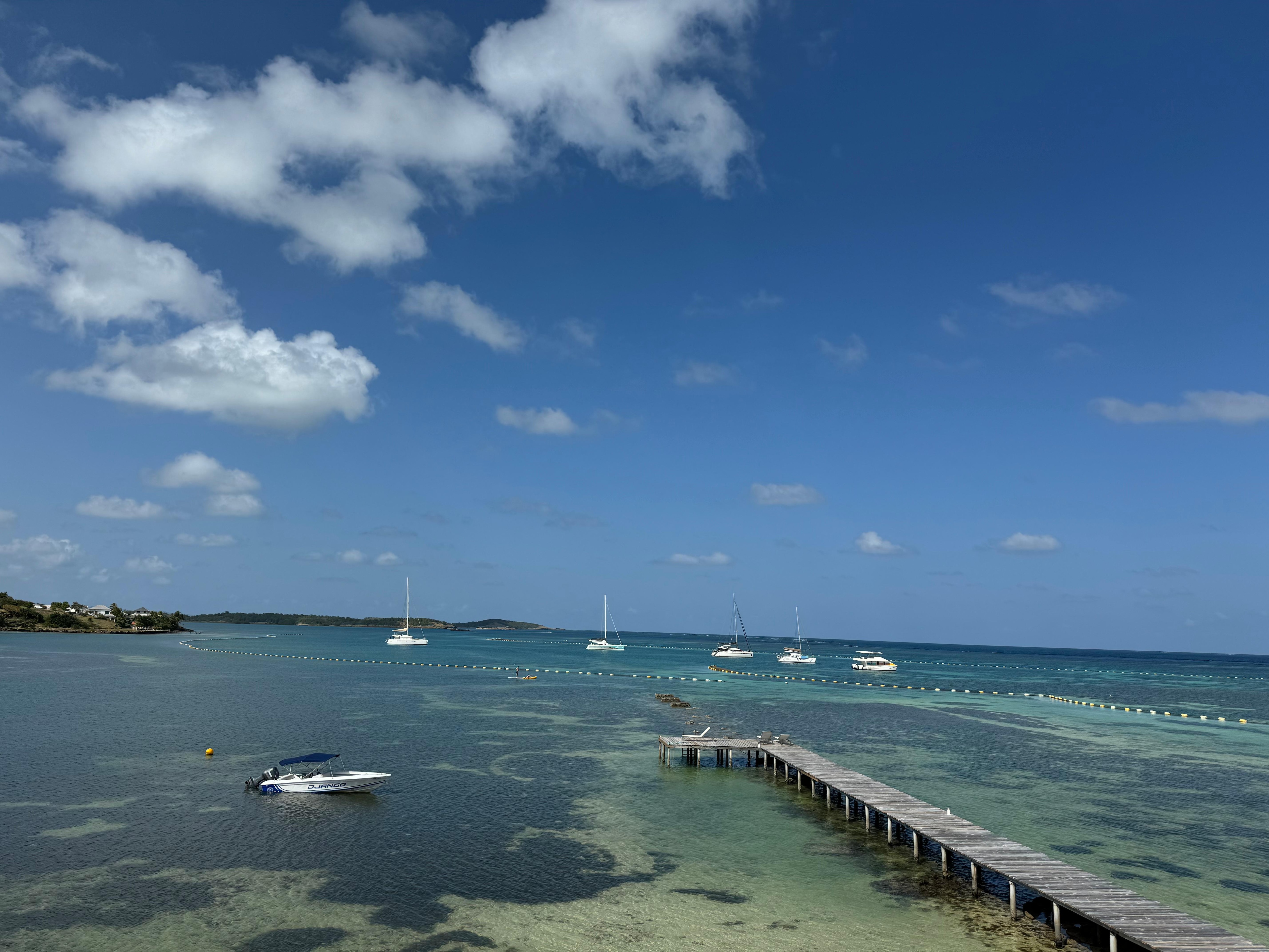 Vue depuis la chambre.