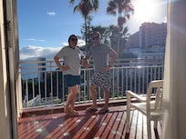 Room 221 balcony with sea view