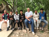 It was great being able to get to know the villagers, many of whom worked in the orchards and gardens.