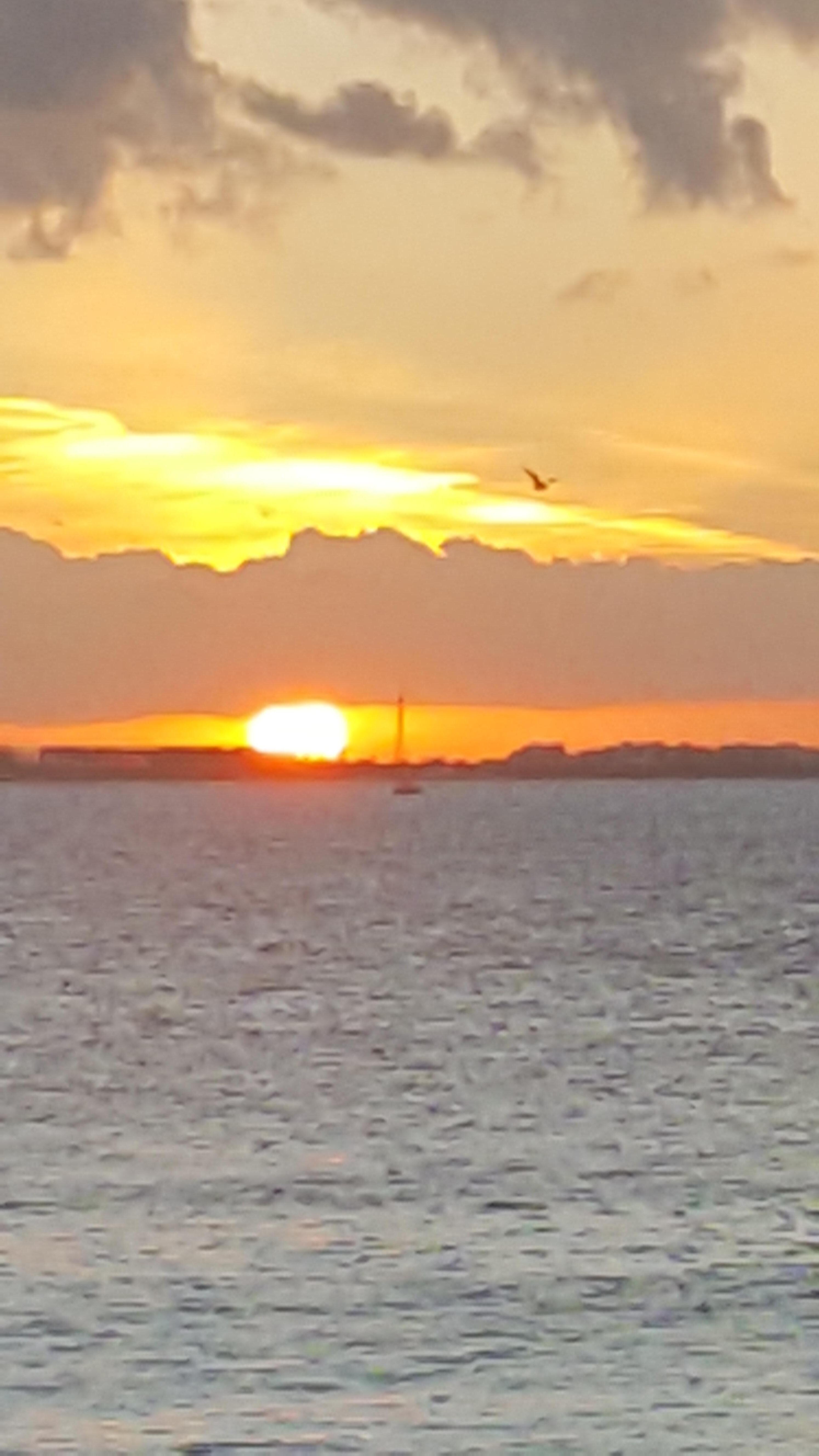 Sunset from balcony 